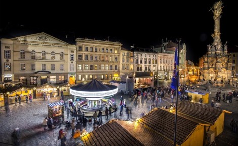 Olomouc - vianočné trhy v "meste fontán"