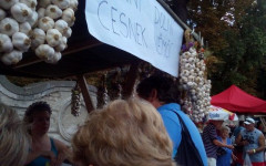 Fotografia zo zájazdu Festival cesnaku v Buchloviciach a romantický zámok.